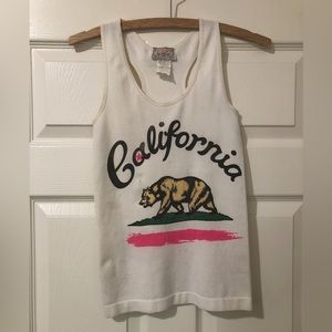 F & F California Bear Tank Top